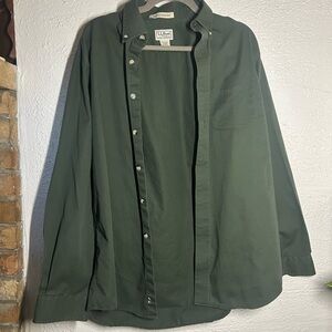 L.L. Bean Forest Green Shirt